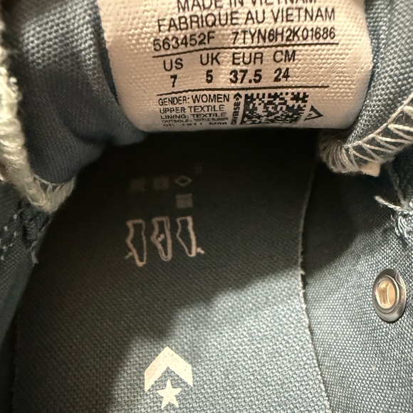 Converse Women’s Chuck Taylor Shoreline Slip-On Teal Tint/Celestial White - Picture 7 of 7